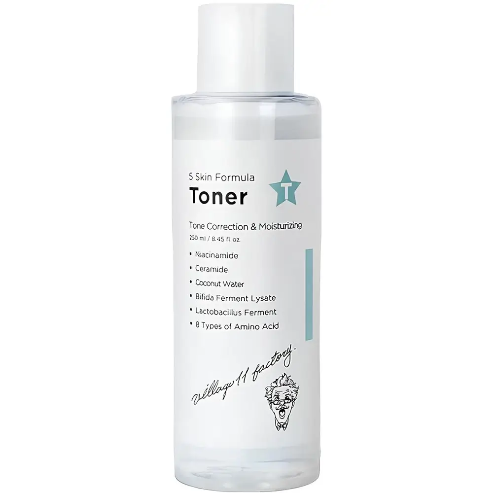 VILLAGE 11 FACTORY T Skin Formula Toner Toner facial nutritiv - Iluminare si uniformizare ten, 250 ml