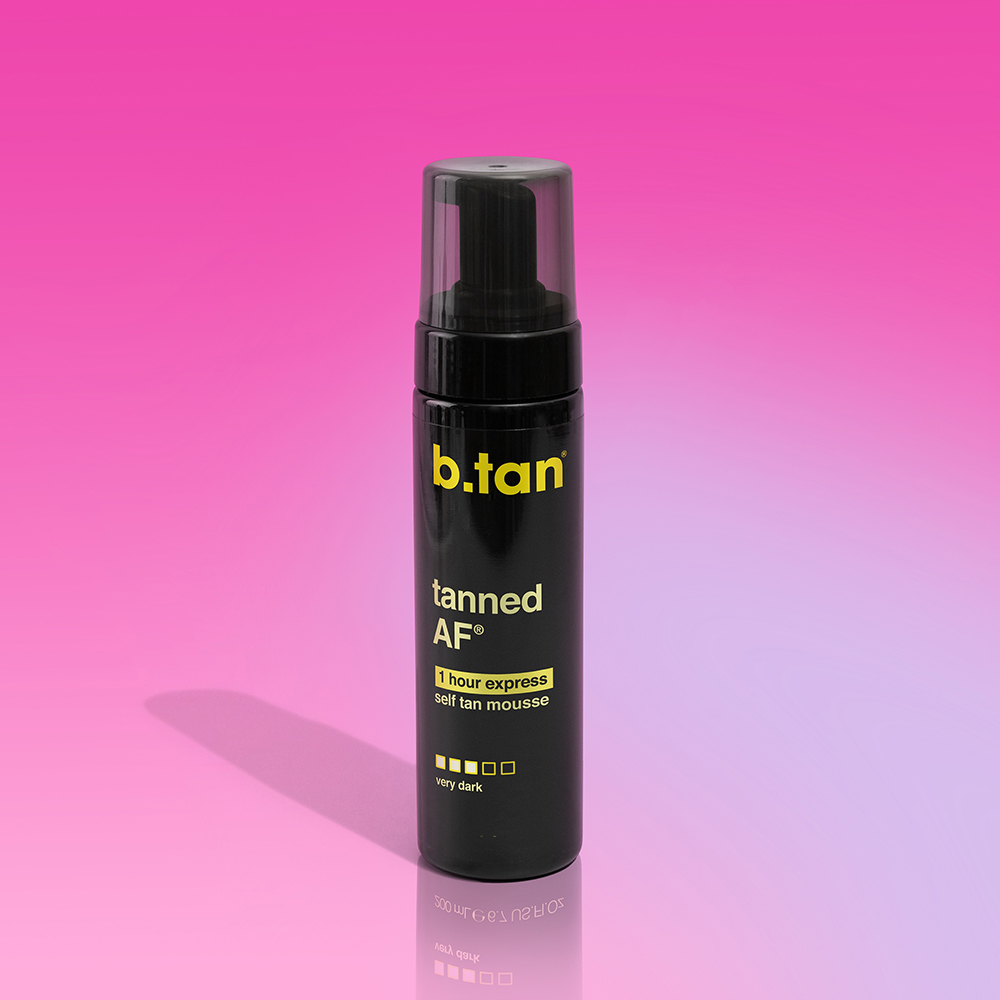 B.tan Tanned AF Spuma Autobronzanta Nivel 3 - Bronz Rapid, Intens si Uniform, 200 ml