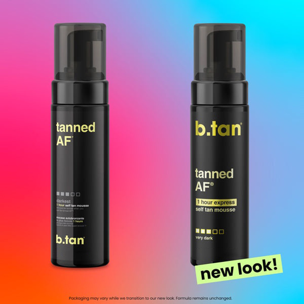 B.tan Tanned AF Spuma Autobronzanta Nivel 3 - Bronz Rapid, Intens si Uniform, 200 ml