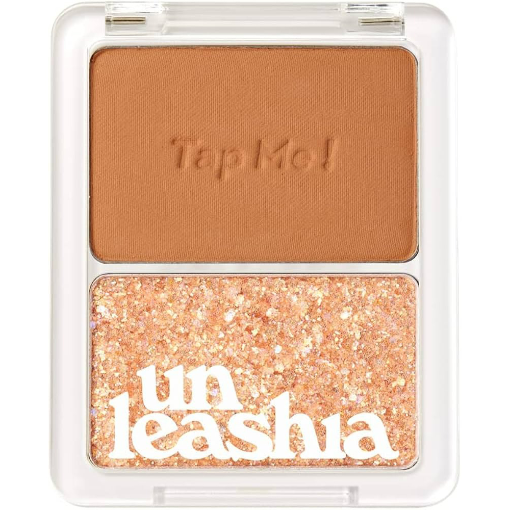 UNLEASHIA Tap Me Palette Duo fard de pleoape No. 2 Groovy - versatilitate si retusuri, 8.4 gr