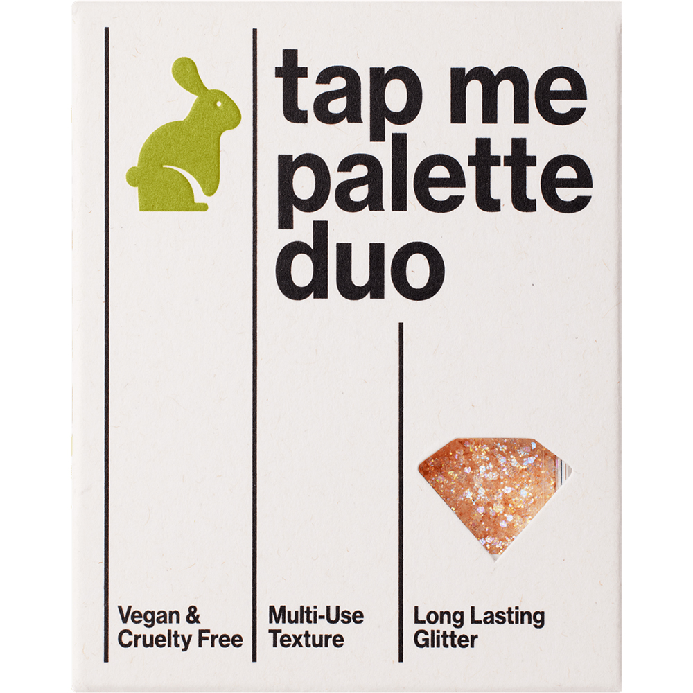 UNLEASHIA Tap Me Palette Duo fard de pleoape No. 2 Groovy - versatilitate si retusuri, 8.4 gr