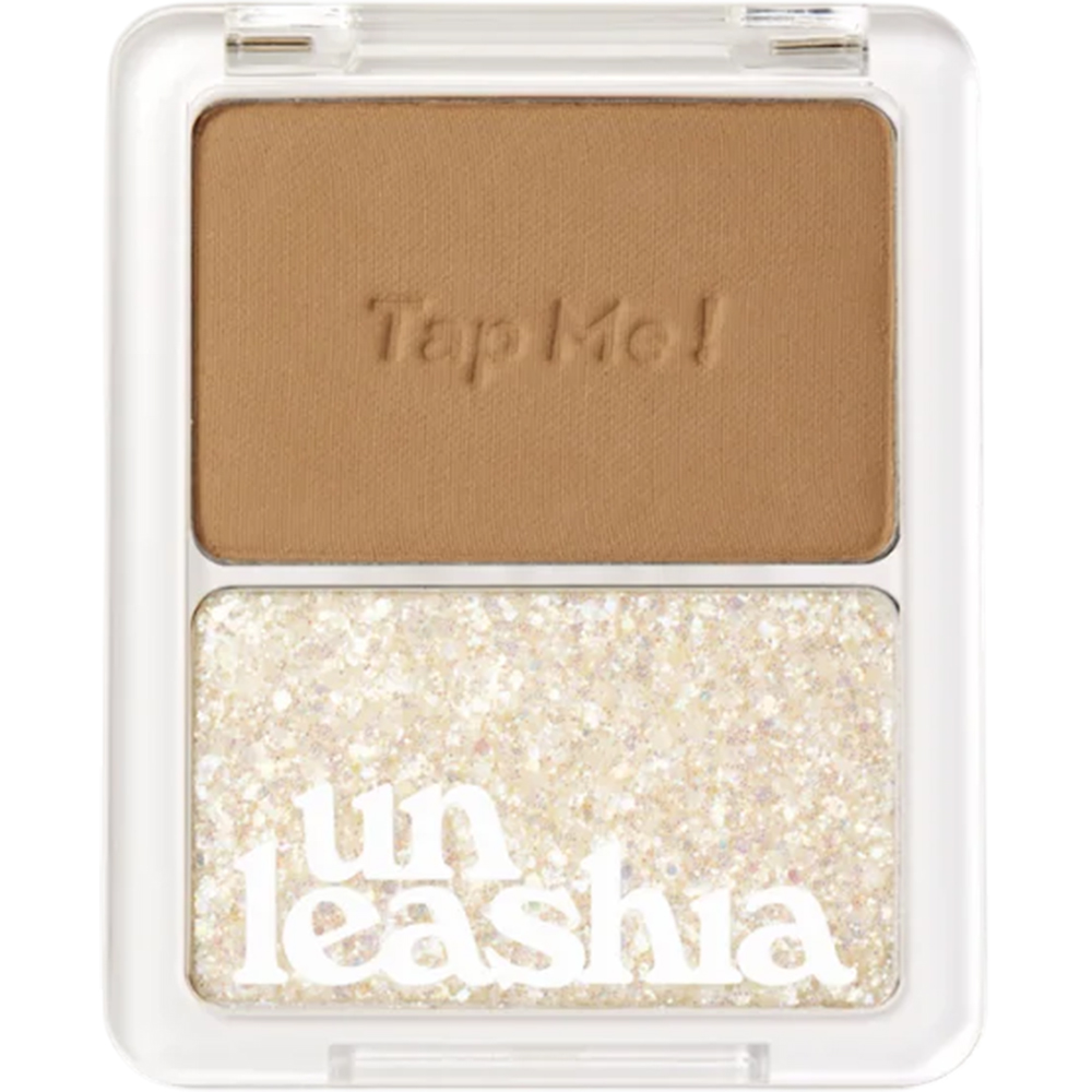 UNLEASHIA Tap Me Palette Duo fard de pleoape No. 3 Rub-A-Dub - versatilitate si stralucire, 8.4 gr