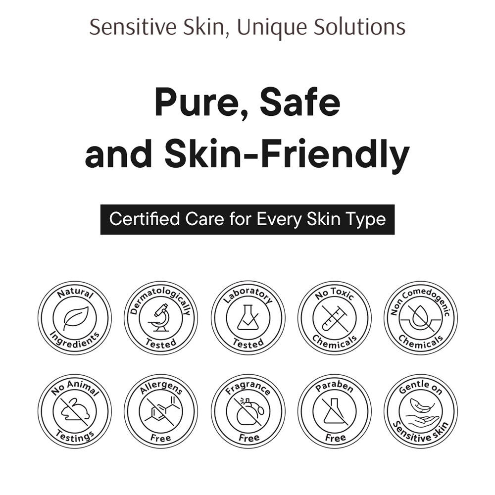 IUNIK Tea Tree Relief Serum - ser de fata formulat cu extract de apa din frunze de arbore de ceai si extract de Centella Asiatica, care contribuie la calmarea pielii sensibile si la mentinerea unui ton clar si curat al pielii - 50 ml