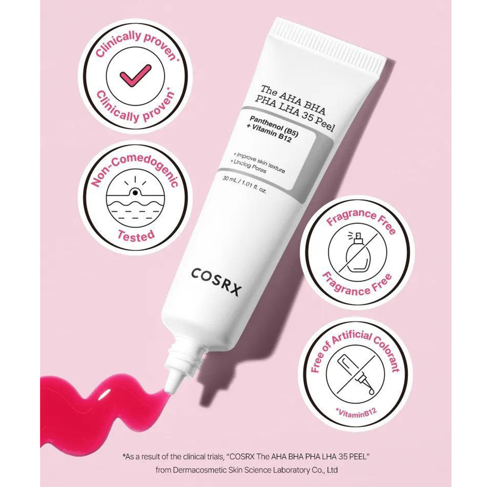 The AHA BHA PHA LHA 35 Peel Exfoliant 30 ml