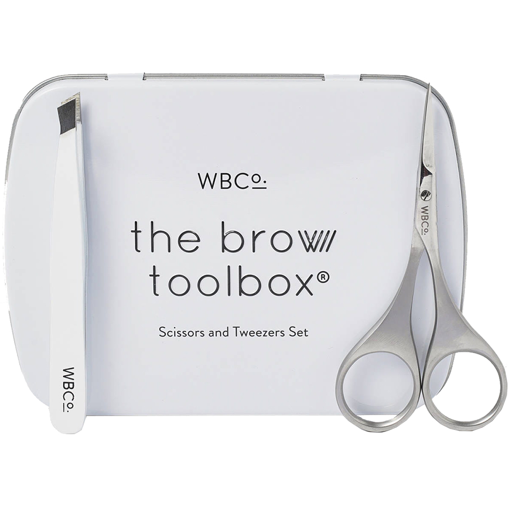 The Brow Toolbox Set forfecuta si penseta pentru ingrijirea sprancenelor