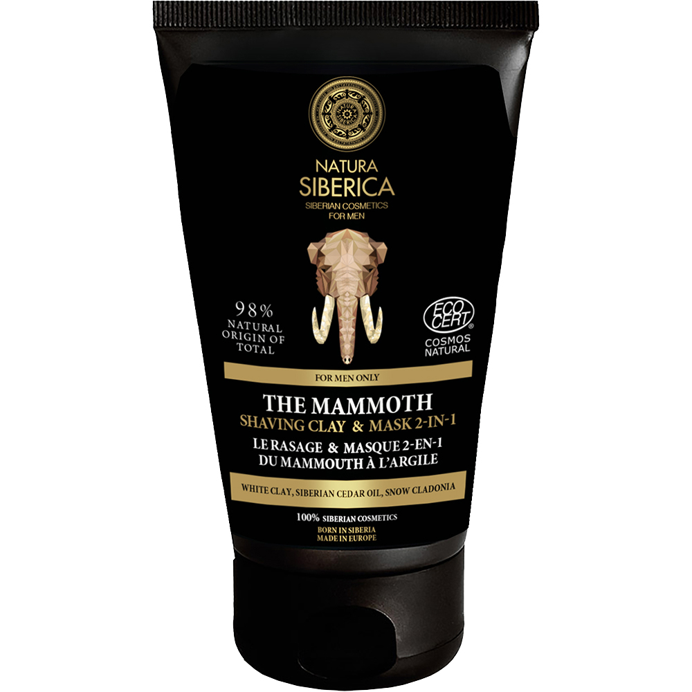 The Mammoth Ceara Pentru Barbierit si masca 2-in-1 150 ml