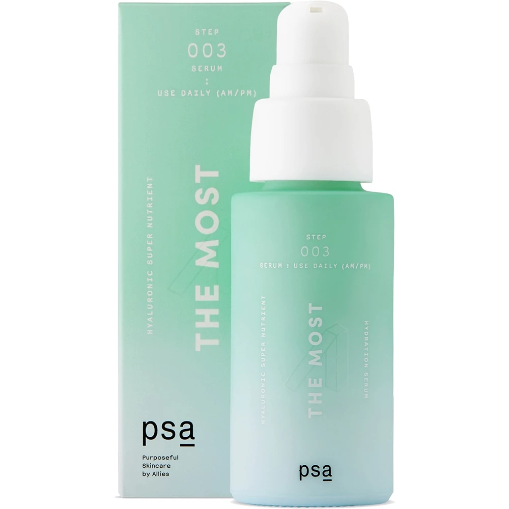 PSA The Most – Ser de Față Nutritiv și Hidratant cu Acid Hialuronic, Unisex, 30 ml | Hidratare Intensivă
