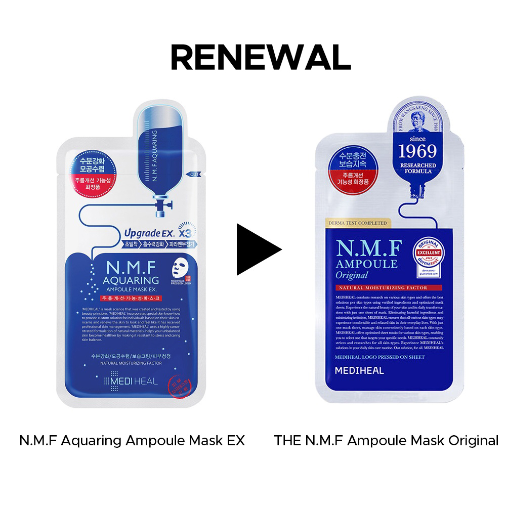 The N.M.F Ampoule Sheet Mask Original Masca de fata 27 ml