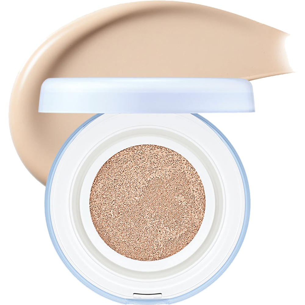 BLACK ROUGE Thin Layer Clear Cushion - fond de ten cushion cu textura lejera, finisaj semi-stralucitor si protectie solara SPF50+ PA++++, care contribuie la uniformizarea aspectului tenului si la estomparea vizibila a imperfectiunilor - 23C Nudy Bear