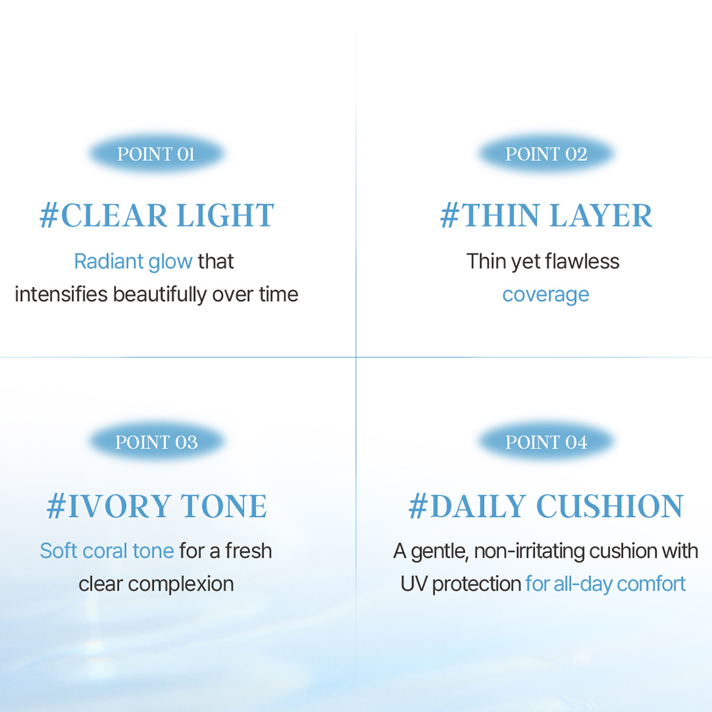 BLACK ROUGE Thin Layer Clear Cushion - fond de ten cushion cu textura lejera, finisaj semi-stralucitor si protectie solara SPF50+ PA++++, care contribuie la uniformizarea aspectului tenului si la estomparea vizibila a imperfectiunilor - 25C Nuts