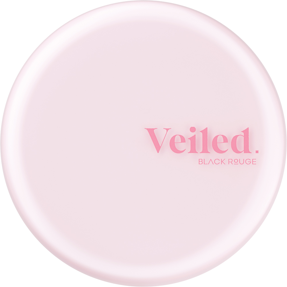 BLACK ROUGE Thin Layer Veiled Cushion - fond de ten cushion cu textura fina, semi-mata, cu protectie solara ridicata SPF 50+/PA++++, acoperire construibila si efect de estompare a porilor si imperfectiunilor, pentru un aspect neted si uniform - 23V Rosy