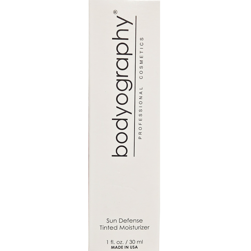 BODYOGRAPHY Tinted Moisturizer, Dark, 30 ml - Crema coloranta de fata formulata cu complex de vitamine si complex de minerale, care contribuie la protectie minerala impotriva razelor nocive ale soarelui si la mentinerea aspectului natural al tenului