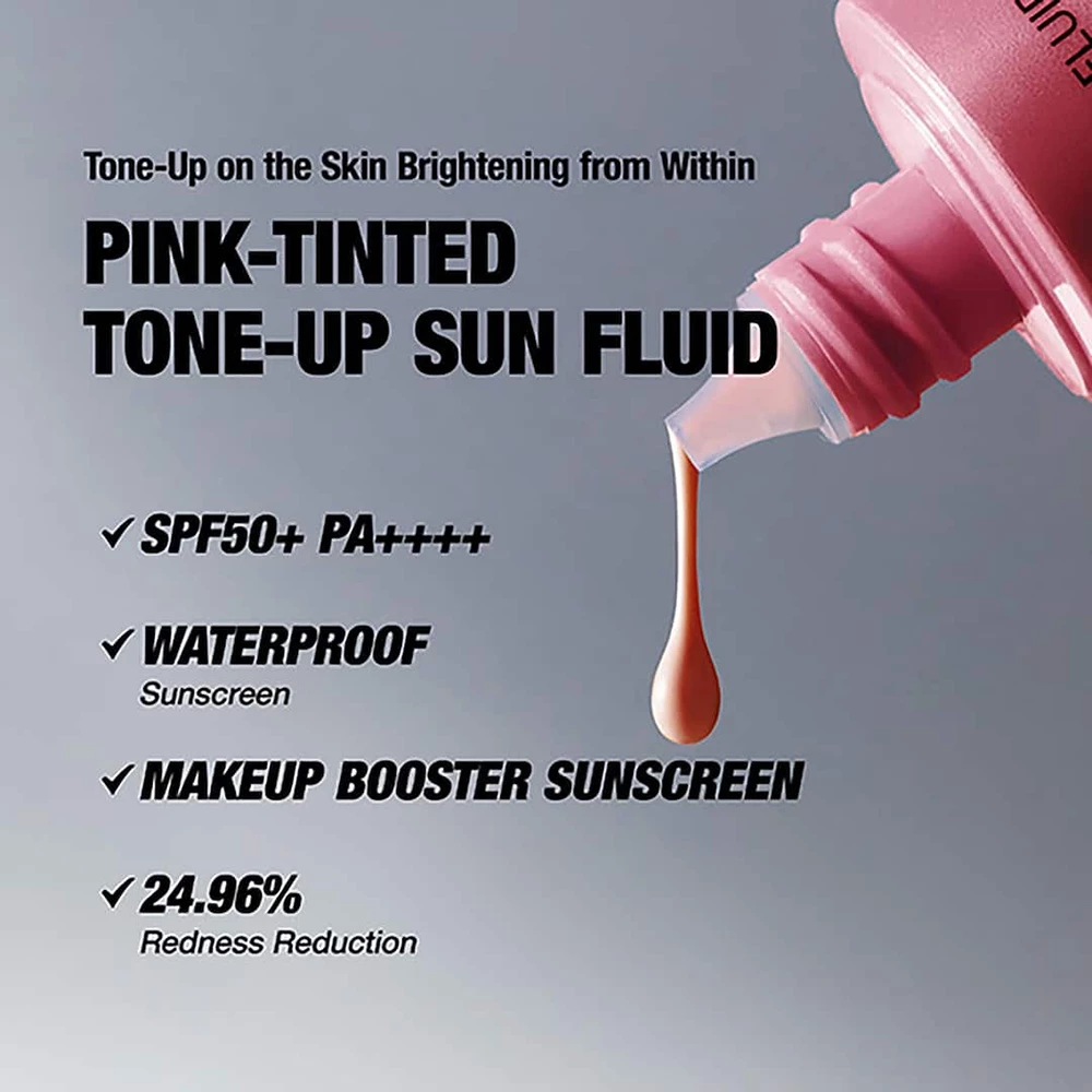TFIT Collection Tone Up Sun Fluid Renew- Protectie UV SPF50+ PA++++, Luminozitate si Uniformizare, 50 ml