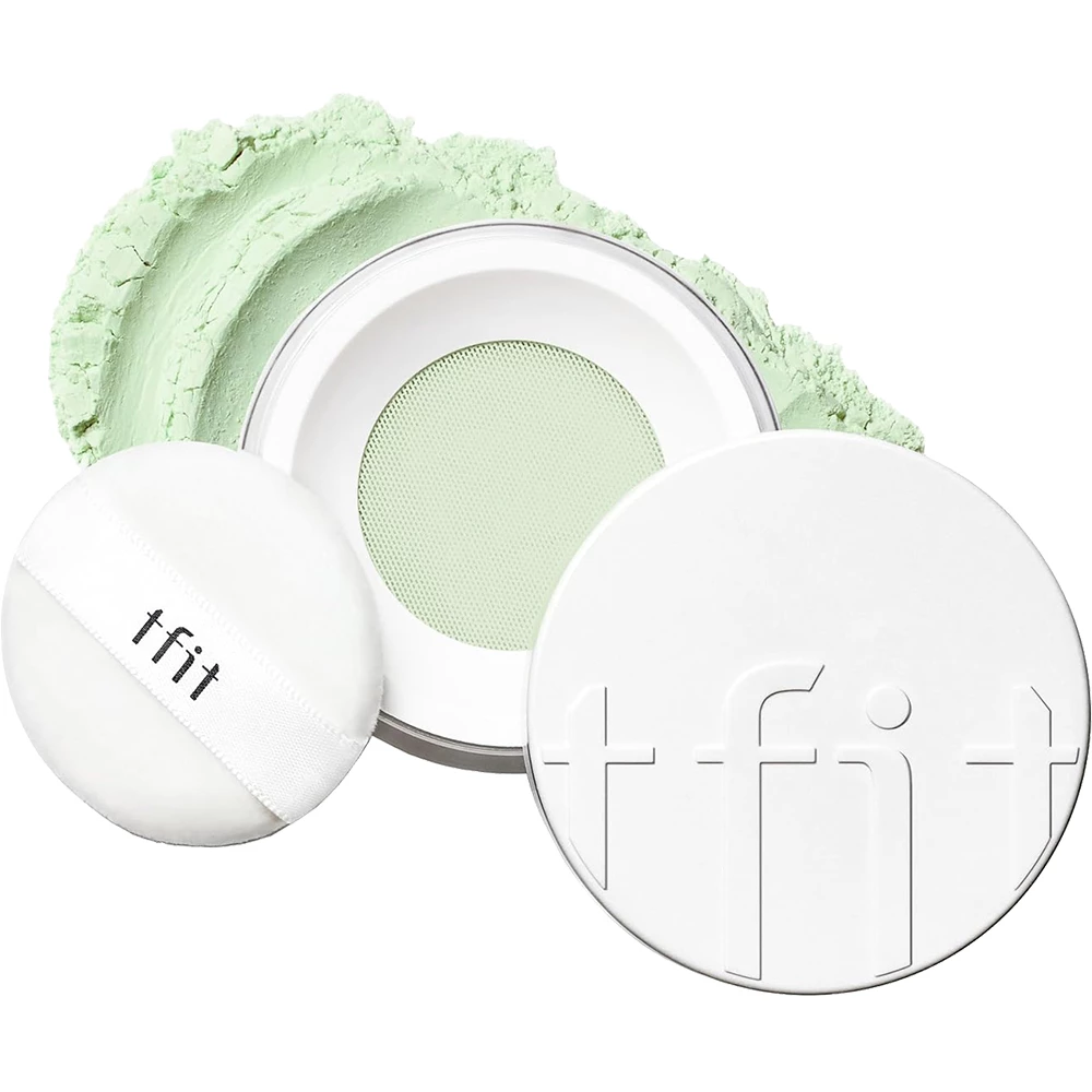 Tfit Translucent Set Finishing Power Pudra de fata translucida 03 Green - control sebum si finisaj mat - 7 gr