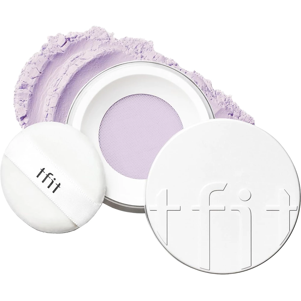 Tfit Translucent Set Finishing Power Pudra de fata translucida 04 Lavander - controlul sebumului si finisaj mat si estomparea porilor si corectarea tonului pielii 7 gr