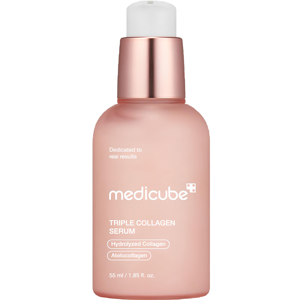 Medicube Triple Collagen Serum 4.0 – Ser de față cu 8 tipuri de colagen pentru fermitate și hidratare intensă