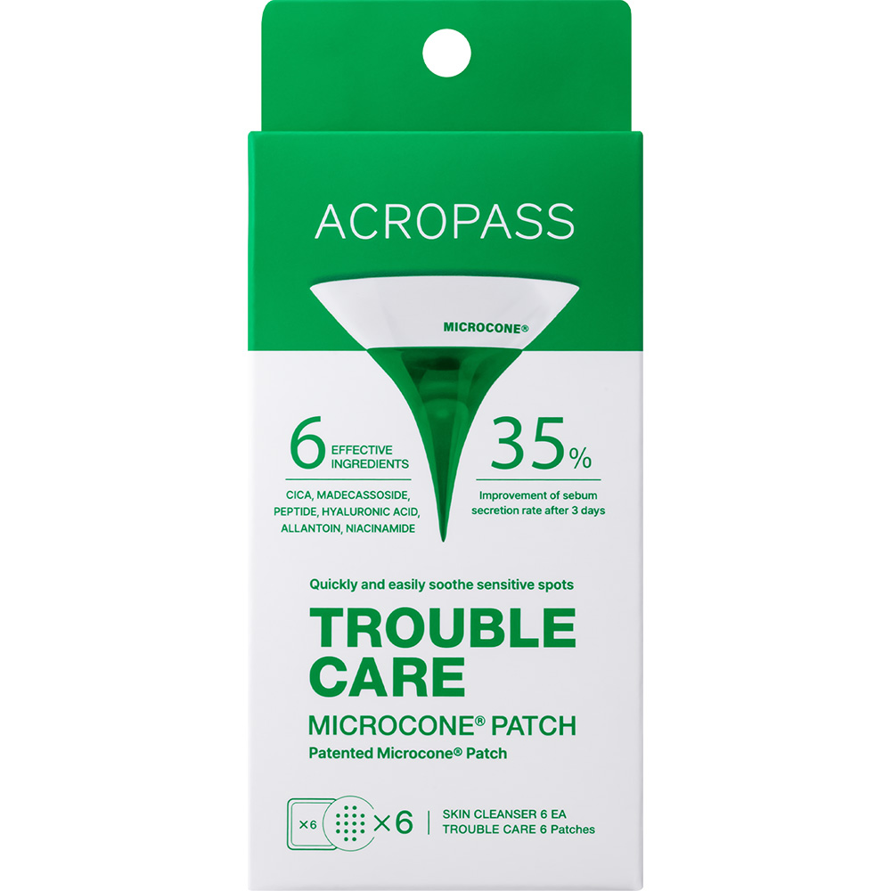 Trouble Care Microcone Patch Plasturi cu micro-ace 6 buc