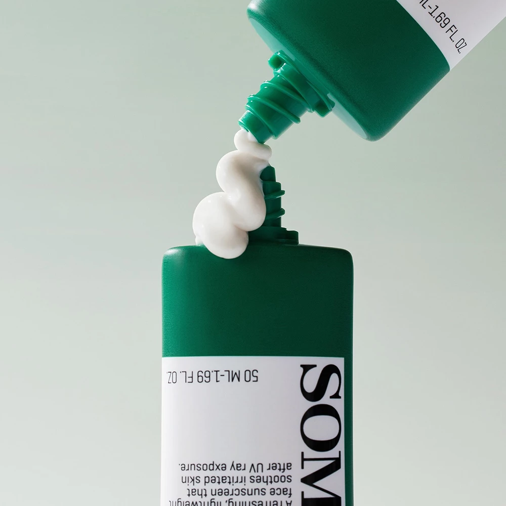 SOME BY MI Truecica Aqua Calming Suncream crema de fata - hidratare si calmare, 50 ml