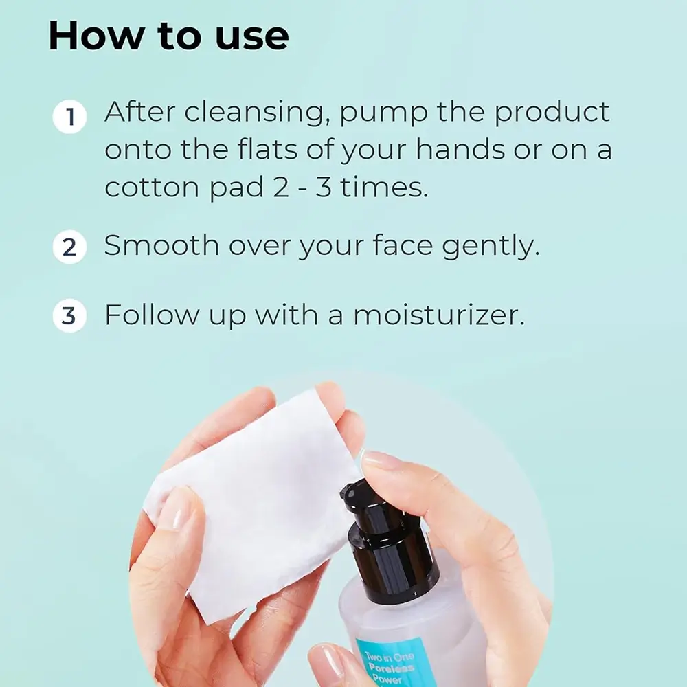 COSRX Collection Two in One Poreless Power Liquid - Minimizeaza Porii si Curata Profund Pielea