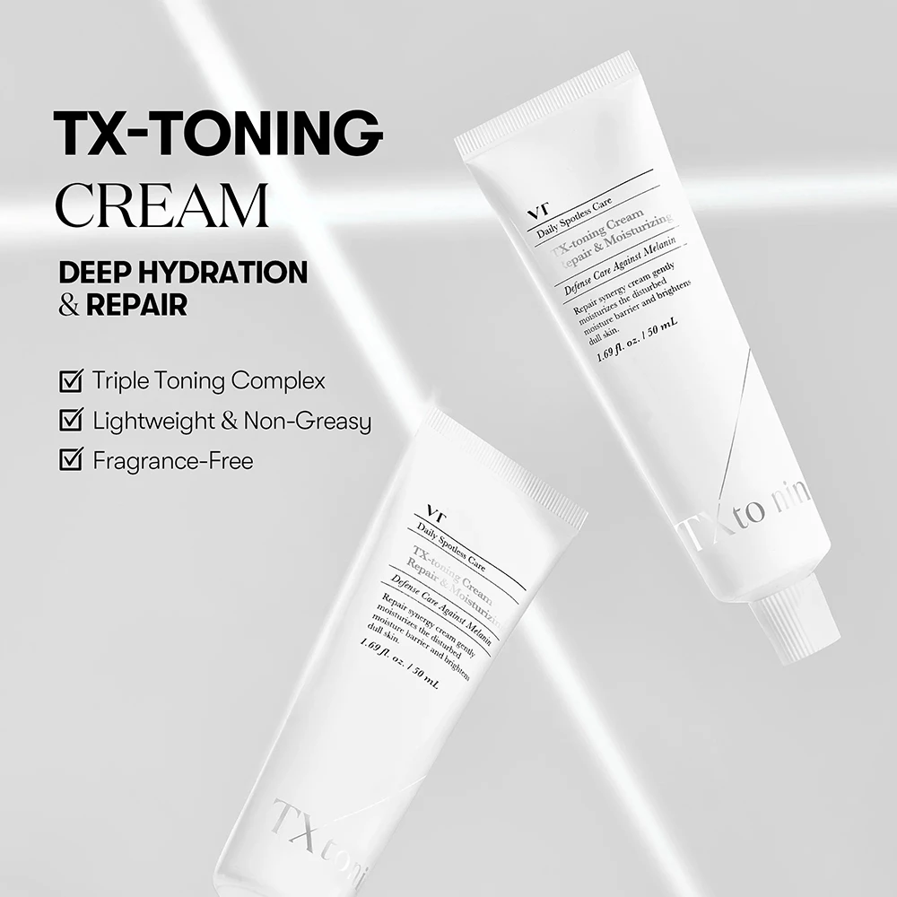 VT COSMETICS TX-Toning Cream crema de fata - hidratare si luminozitate, 50 ml