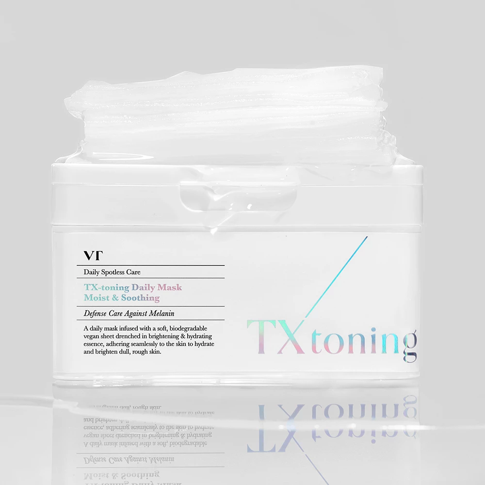 VT COSMETICS TX-Toning Daily Mask masca de fata - luminozitate si hidratare, 30 buc