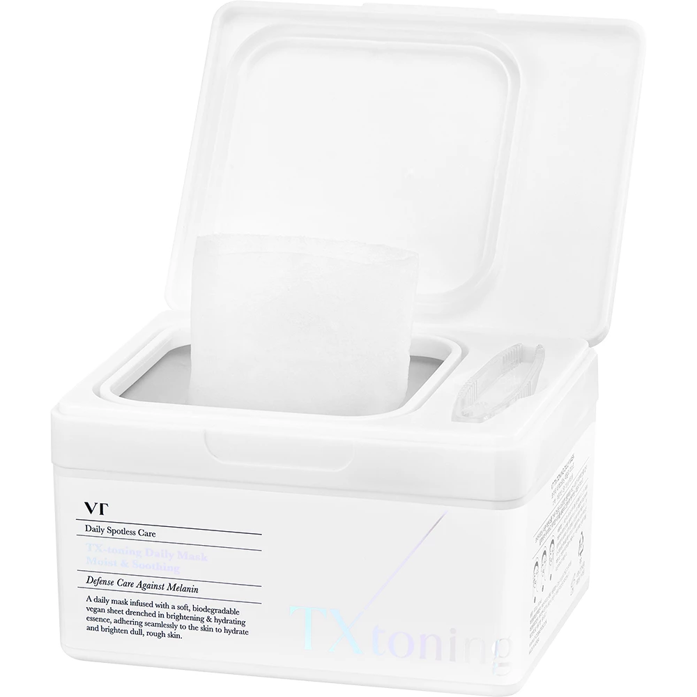 VT COSMETICS TX-Toning Daily Mask masca de fata - luminozitate si hidratare, 30 buc