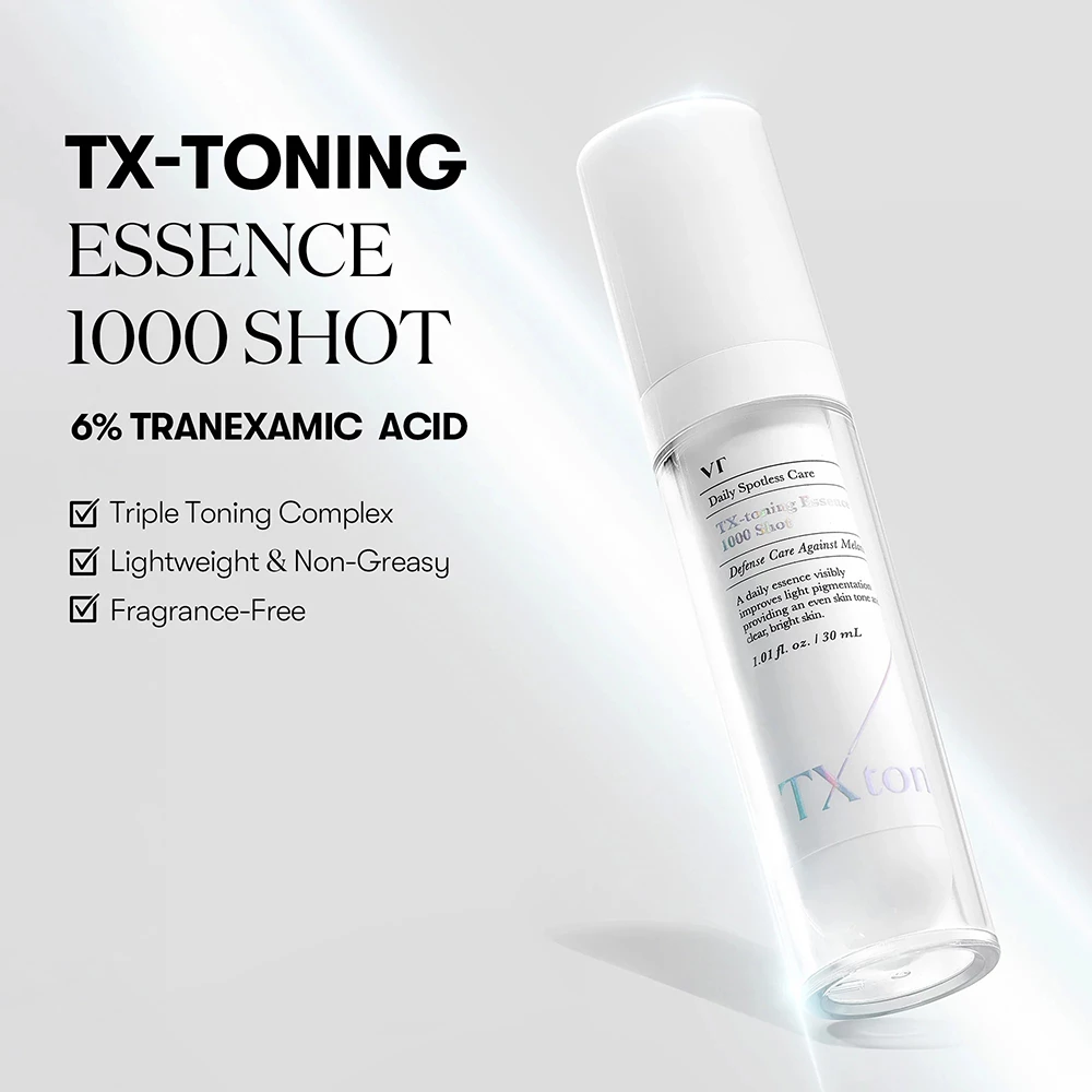 VT COSMETICS TX-Toning Essence 1000 Shot Esenta - luminozitate si hidratare, 30 ml