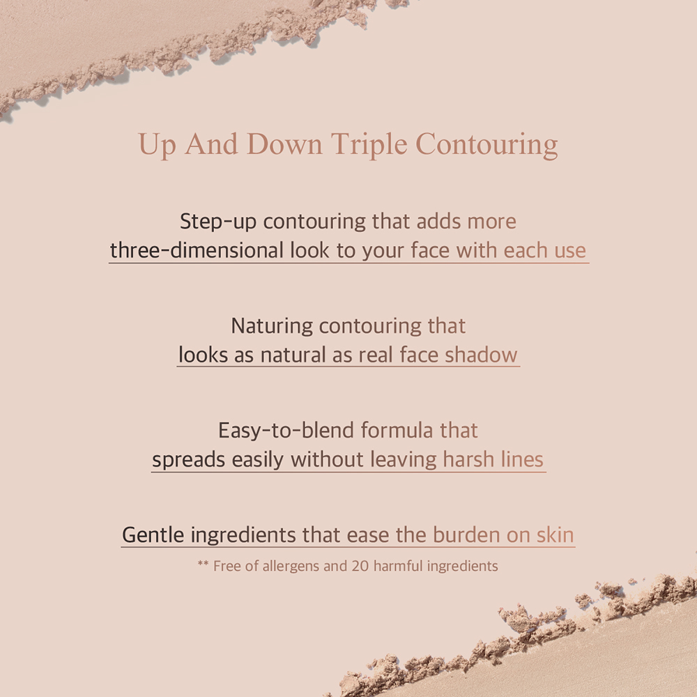 Up and Down Triple Contouring Contur fata U01 Classic Mood