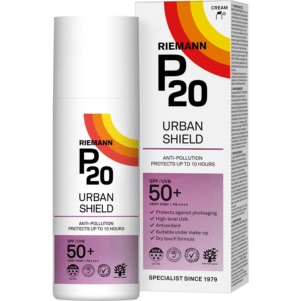 Urban Shield Crema de fata anti-poluare cu factor de protectie SPF 50+ PA++++, 50 gr