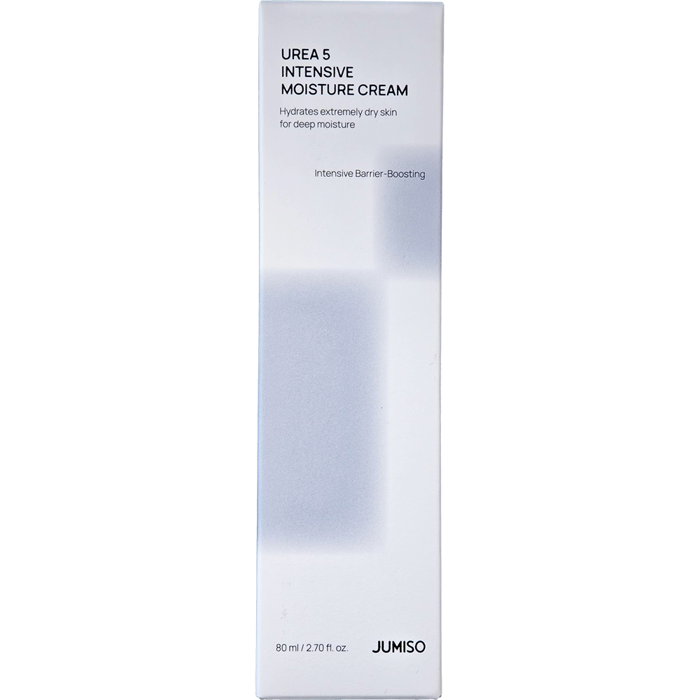 JUMISO Urea 5 Intensive Moisture Cream 80 ml - Crema de fata formulata cu uree si ceramida NP, care contribuie la hidratarea pielii foarte uscate, aspre sau descuamate in perioade cu aer uscat, temperaturi scazute sau expunere la aer conditionat
