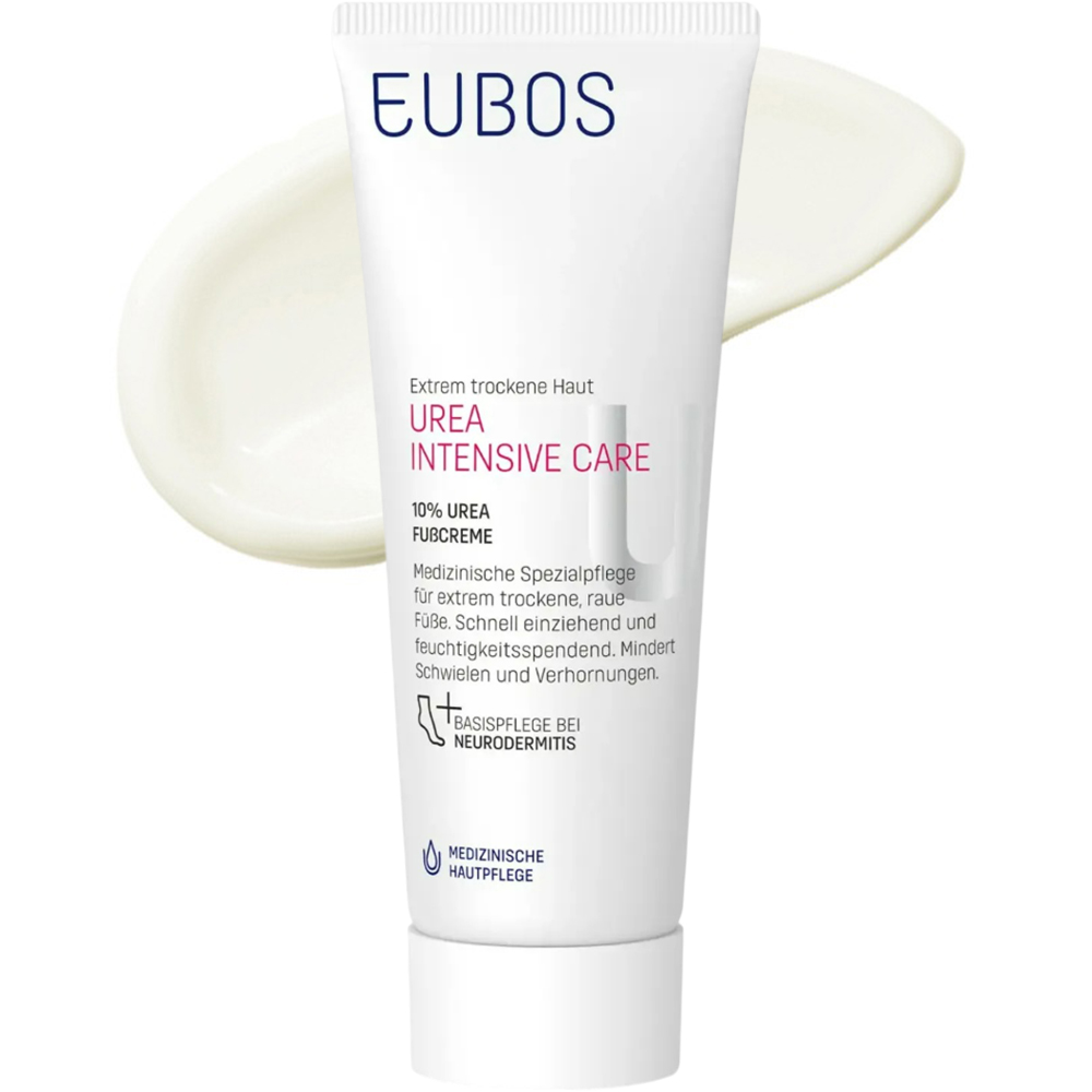 EUBOS Urea Intensive Care 10% Urea Foot Cream crema pentru picioare - hidratare si reducerea calozitatilor, 100 ml