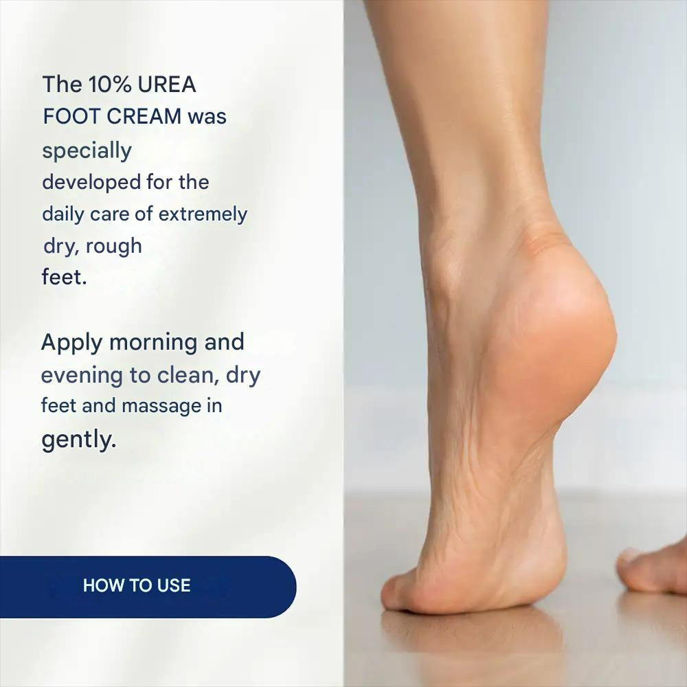 EUBOS Urea Intensive Care 10% Urea Foot Cream crema pentru picioare - hidratare si reducerea calozitatilor, 100 ml