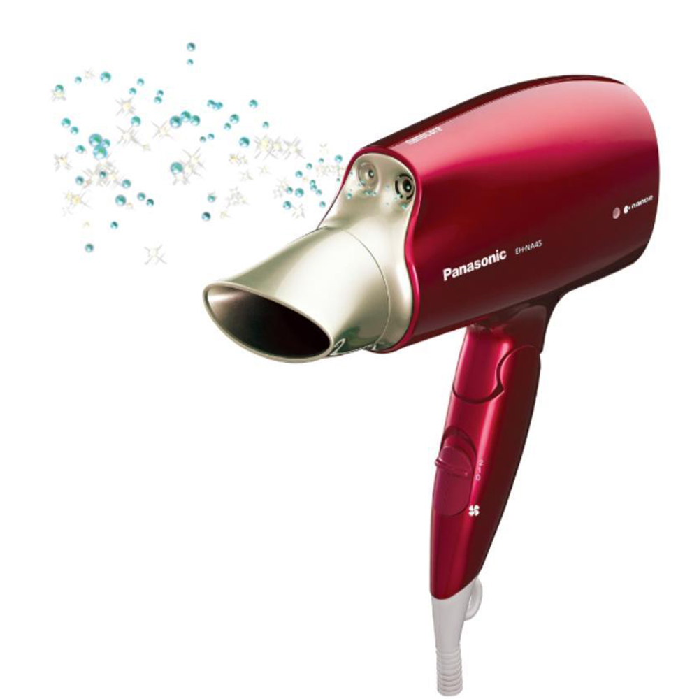 Uscator De Par EH-NA45 Hair Dryer, Ionizare Dubla, 6 Trempte Intensitate Si Temperatura, Rosu