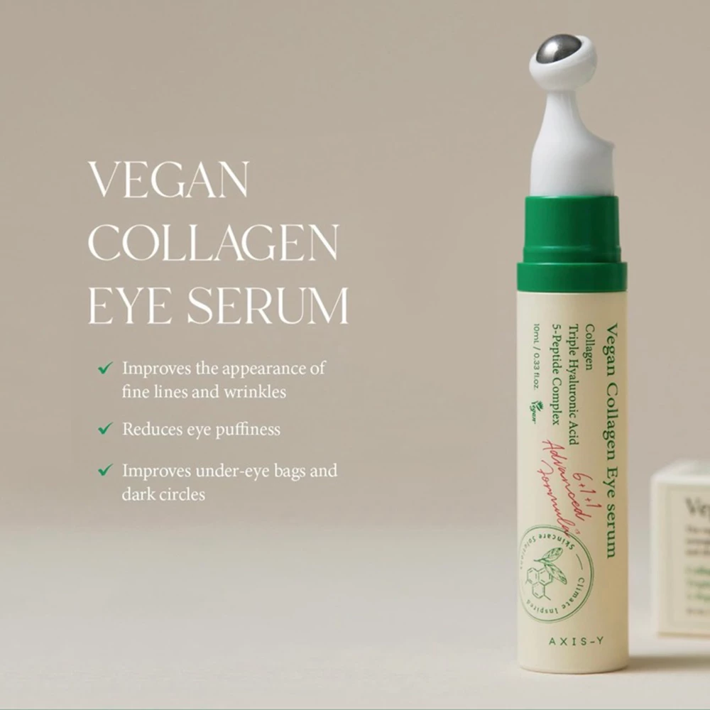 AXIS-Y 6+1+1 Ser Pentru Ochi Colagen Vegan - Antirid, Hidratare si Luminozitate intensa