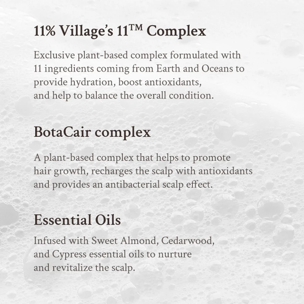 VILLAGE 11 FACTORY Vegan Deep Moisture Scalp Shampoo Sampon - hidratare si echilibru, 300 gr