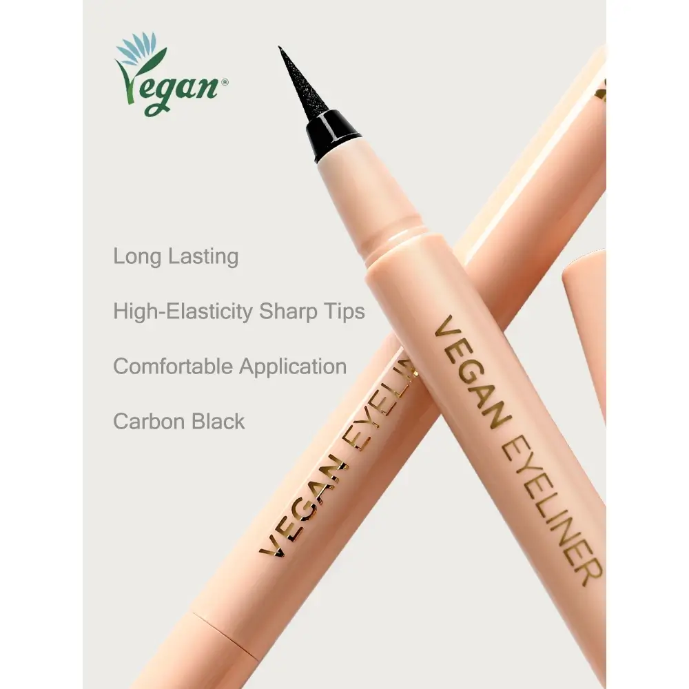 MIZON Vegan Beauty Tus de Ochi Negru Intens - Rezistenta la Apa si Aplicare Usoara, 0.5 g