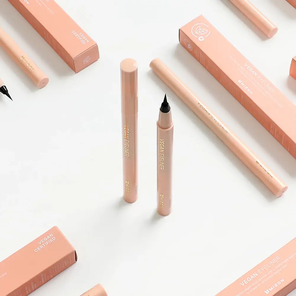 MIZON Vegan Beauty Tus de Ochi Negru Intens - Rezistenta la Apa si Aplicare Usoara, 0.5 g