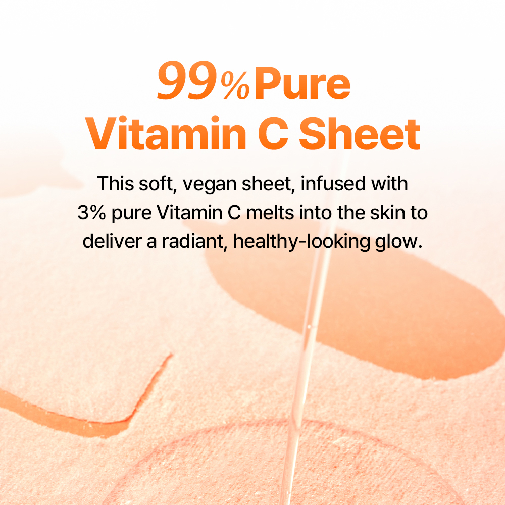 Dear Klairs Vita 10 Radiance Sheet Mask, 25 ml - masca de fata formulata cu vitamina C si acid hialuronic, care contribuie la hidratarea pielii si la uniformizarea aspectului tenului