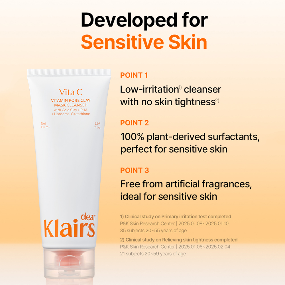 Vita C Vitamin Pore Clay Mask Cleanser Spuma de curatare 150 ml