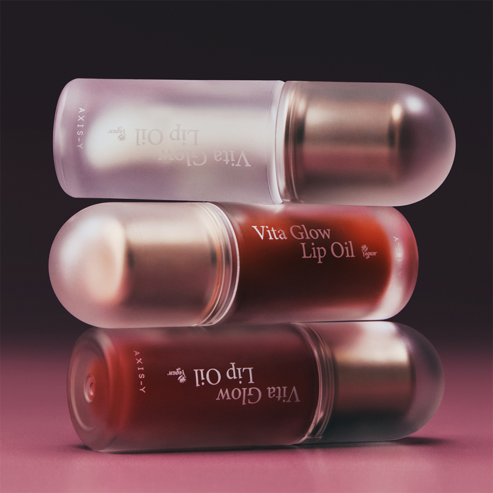 AXIS-Y Vita Glow Lip Oil - ulei de buze formulat cu extract de zmeura si vitamina E, care contribuie la mentinerea hidratarii si la mentinerea confortului zilnic - Chilled Berry