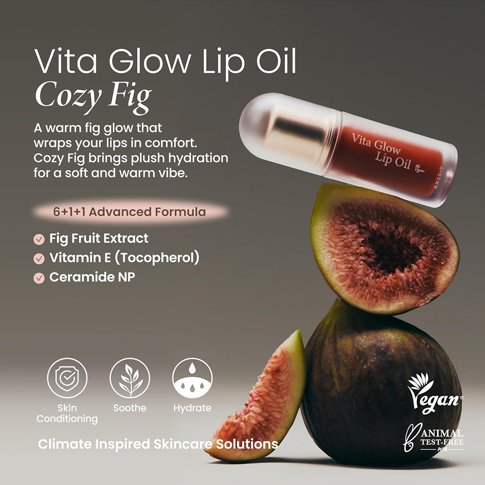 AXIS-Y Vita Glow Lip Oil - ulei de buze - Cozy Fig