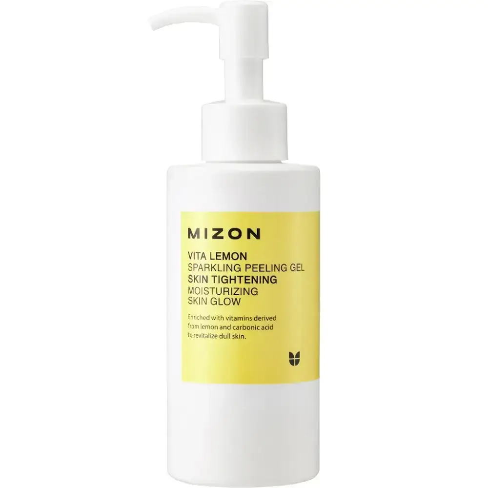 MIZON Vita Lemon Sparkling Gel Exfoliant pentru Fata - Curatare Profunda, Luminozitate si Hidratare intensa, 145ml