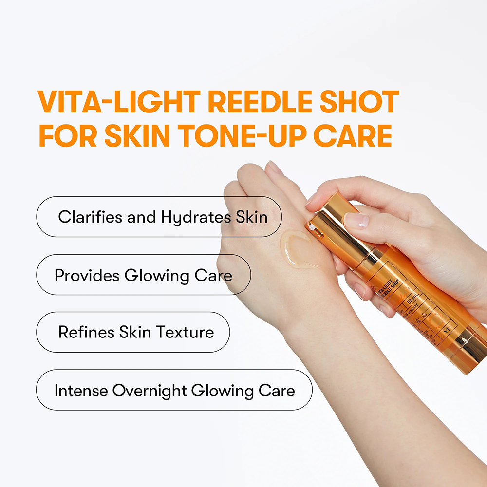 VT COSMETICS Vita-Light Reedle Shot 100 ser - luminozitate si hidratare, 50 ml