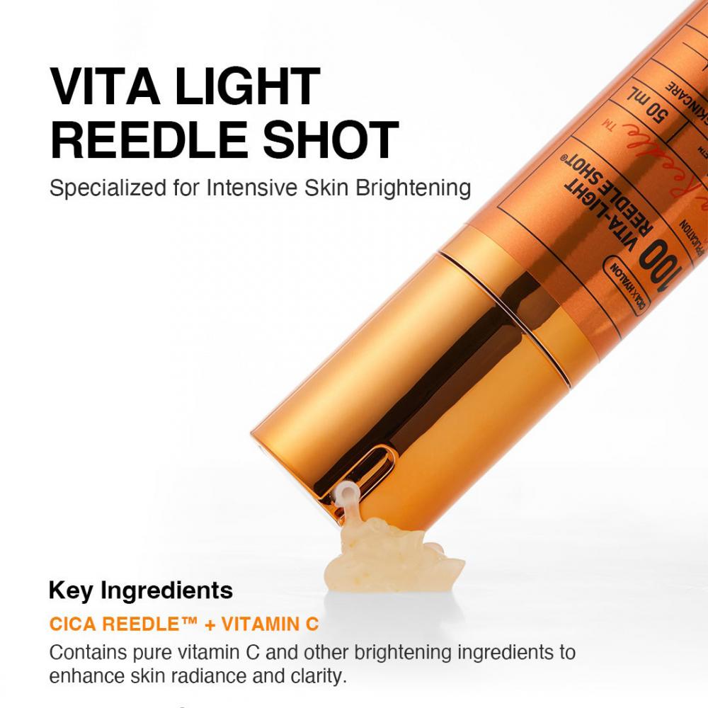 VT COSMETICS Vita-Light Reedle Shot 100 ser - luminozitate si hidratare, 50 ml