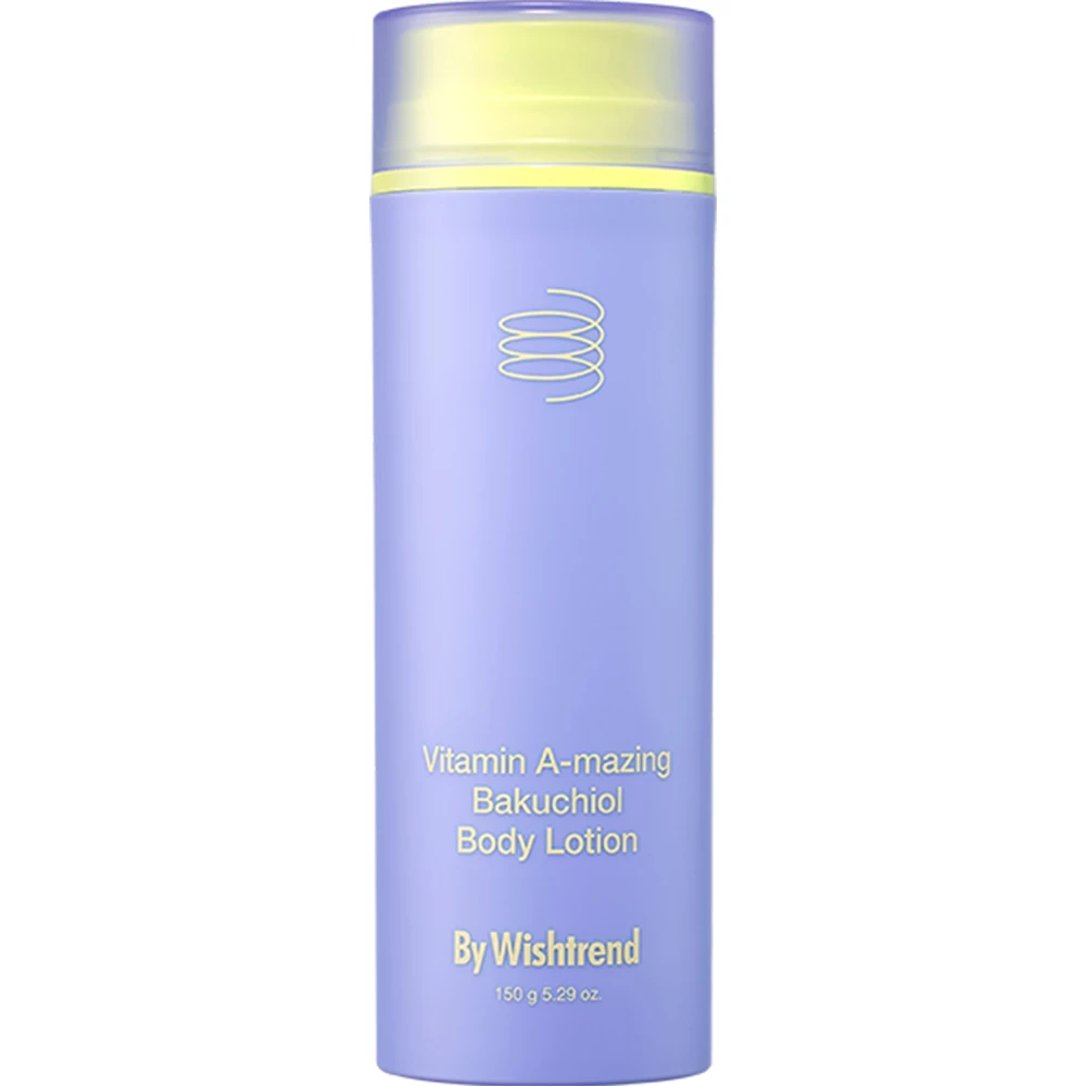 By Wishtrend Vitamin A-mazing Lotiune de corp pentru noapte cu Bakuchiol si Retinal - Anti-Acnee, Fermitate si Hidratare, 150 gr