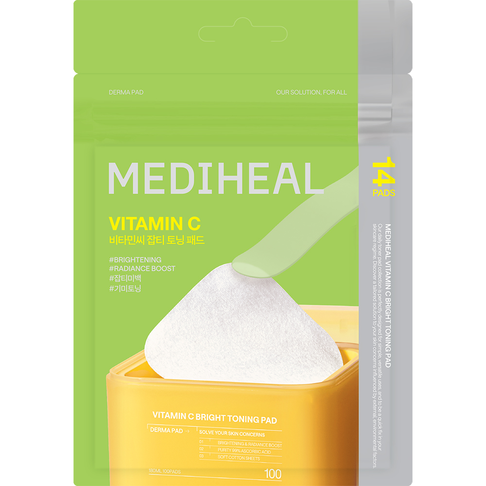 Vitamin C Bright Toning Pad Toner de fata dischete 14 buc