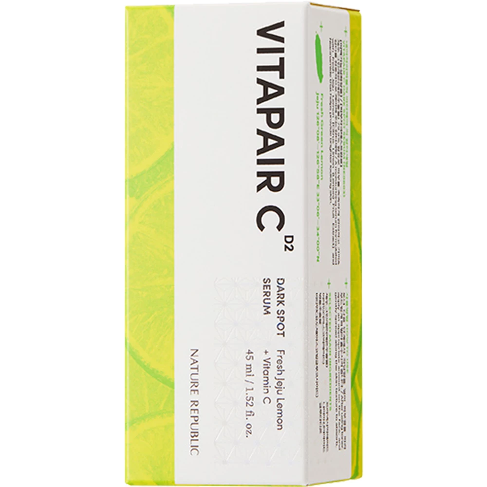 ​Nature Republic Vitapair C Dark Spot Serum – Ser iluminator cu Vitamina C și lămâie Jeju 45 ml​