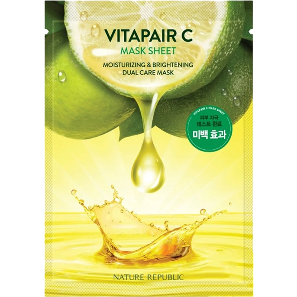 NATURE REPUBLIC Vitapair C Masca de fata cu vitamina C Luminozitate - Iluminare si hidratare intensa, 25 ml