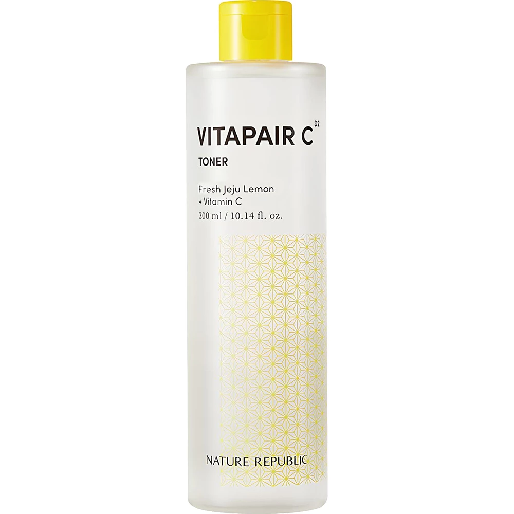 ​Nature Republic Vitapair C Toner – Toner iluminator cu lămâie Jeju și Vitamina C 300 ml​