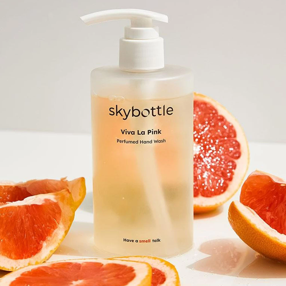 SKYBOTTLE Viva la Pink Sapun Lichid Parfumat Maini Grapefruit si Hidratare - Curatare Delicata si Catifelare, 300 ml